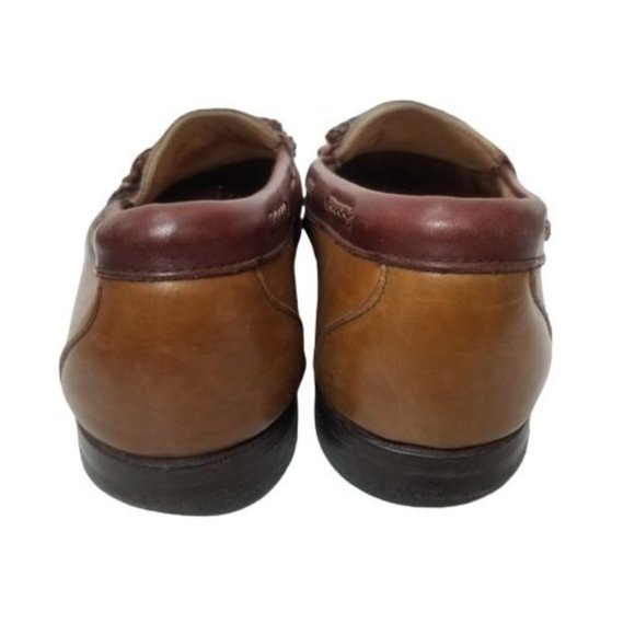 Allen Edmonds Mens 9.5D Brown Woodstock Leather Ta - Picture 6 of 10